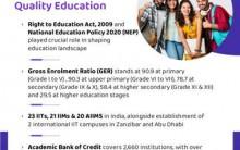 India made notable gains in school enrolment, higher education institutions, says govt