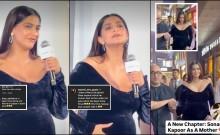 Pregnant Sonam Kapoor flaunts baby bump; holds friends' hand as she struggles to walk; trolled for 'fake' accent, fans say she looks ill as make-up couldn't hide dark circles