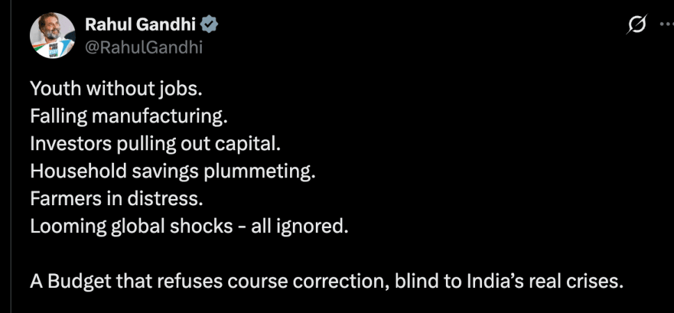 'Criticism welcome, but bring facts': Finance Minister Nirmala Sitharaman hits back at Rahul Gandhi, says Budget prioritises MSMEs & rural India