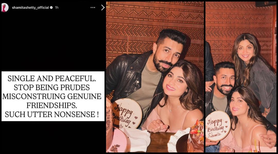 'Utter nonsense': Shamita Shetty quashes dating rumours with Deepesh Sharma, clarifies she's 'single and peaceful'