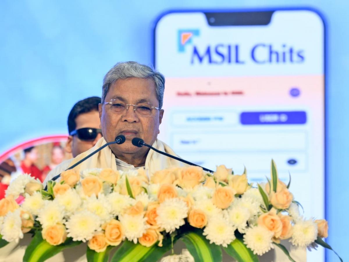 CM Siddaramaiah targets Rs 10,000 crore chit fund transactions via MSIL, ensures secure investments
