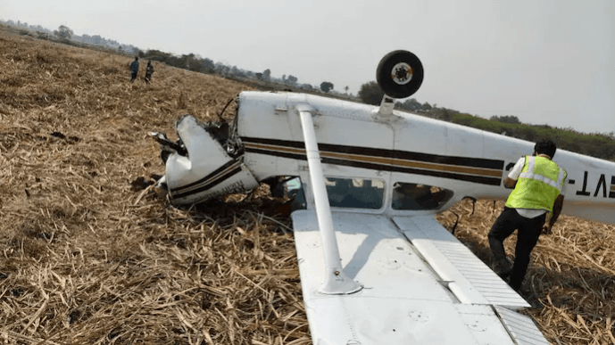 Redbird Aviation Cessna 172 crashes in Karnataka's Vijayapura, two pilots hospitalised Redbird Aviation Cessna 172 crashes in Karnataka's Vijayapura, two pilots hospitalised