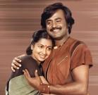 Radhika Sarathkumar with Rajinikanth