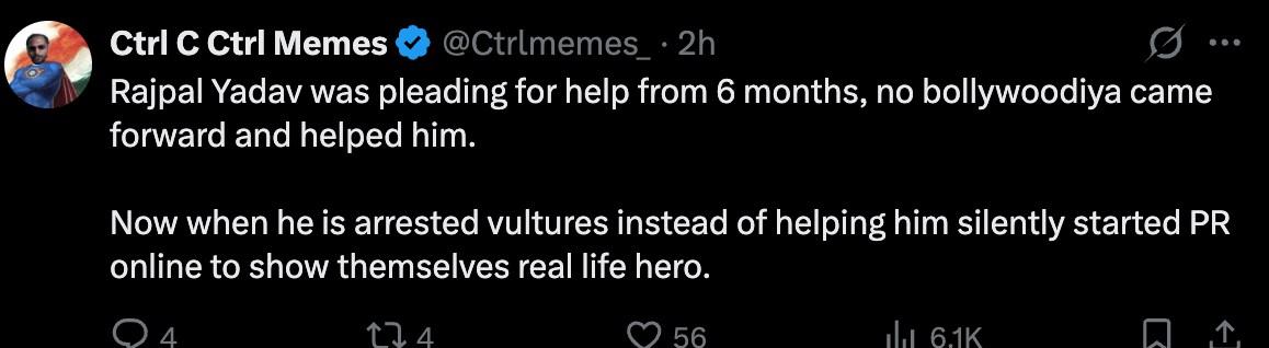 'No money, friends…': Rajpal Yadav's statement before jail; Sonu Sood comes out in support; netizens divided over Bollywood help vs actor's financial responsibility