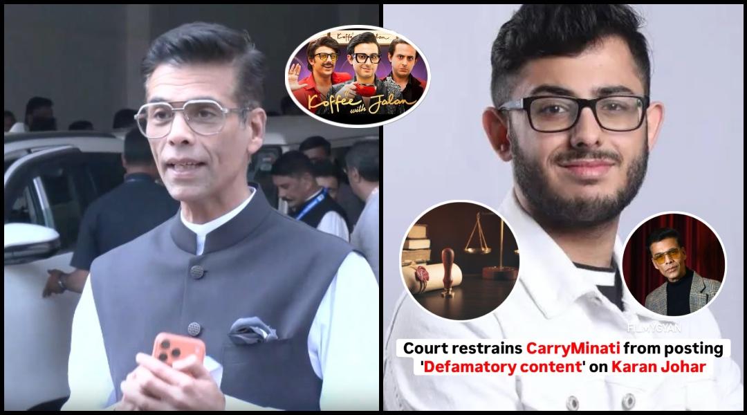 Mumbai Court Restrains YouTuber Carry Minati from Posting Defamatory Content against filmmaker Karan Johar