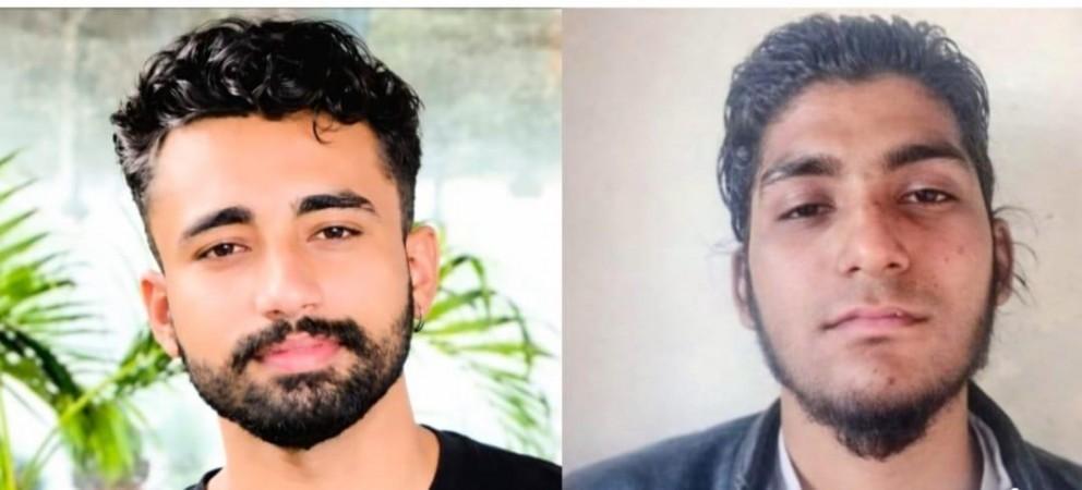 Jammu's dreaded gangster Arun Choudhary alias Abu Jatt (left) and terror accused Abdul Rehman (right) Gangster