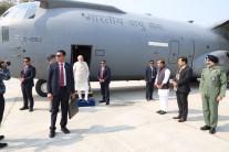 PM Modi in Assam: Prime Minister witnesses IAF display as Sukhoi Su-30MKI, Rafale take off at Dibrugarh's Moran ELF after historic landing