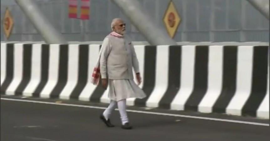 PM Modi in Assam: Prime Minister witnesses IAF display as Sukhoi Su-30MKI, Rafale take off at Dibrugarh's Moran ELF after historic landing