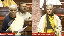 'Vocal cords aren't given only to you': Nirmala Sitharaman hits back at SP MP Jaya Bachchan's 'you're a great storyteller' jibe in Rajya Sabha