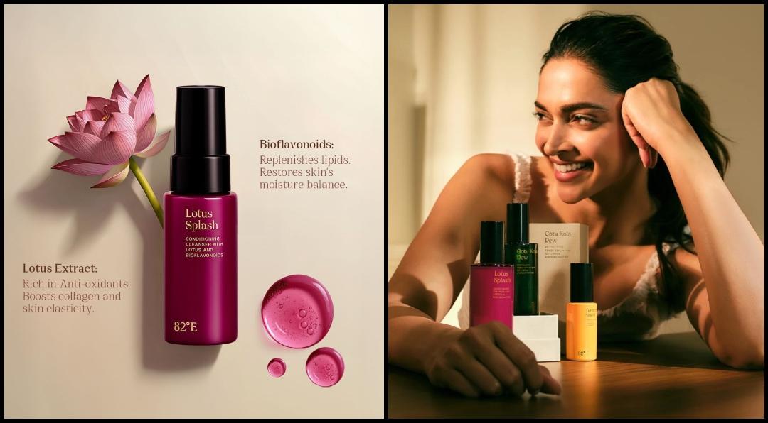 Division Bench stays use of 'Lotus Splash' by 82°E pending outcome of trademark infringement suit For the unversed, Deepika Padukone's self-care brand, 82°E, sells a face cleanser named Lotus Splash.