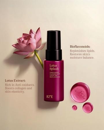 Division Bench stays use of 'Lotus Splash' by 82°E pending outcome of trademark infringement suit For the unversed, Deepika Padukone's self-care brand, 82°E, sells a face cleanser named Lotus Splash.