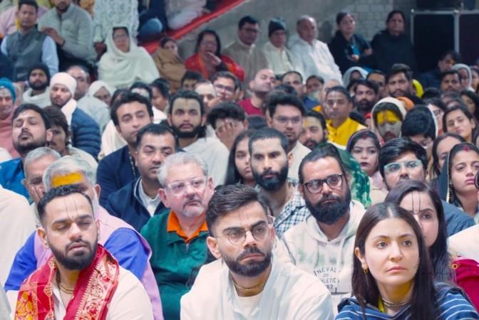 Anushka Sharma and Virat Kohli fly down from London to seek blessings of Premanand Ji Maharaj; fans age-shame Anushka, say she 'looks older than Virat' Anushka Sharma and Virat Kohli fly down from London to seek blessings of Premanand Ji Maharaj; fans age-shame Anushka, say she 'looks older than Virat'