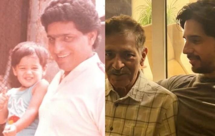 Sidharth Malhotra with father