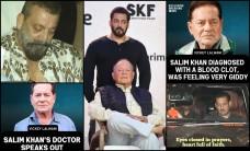 Salim Khan suffered haemorrhage; stable after surgery; Salman Khan, Sanjay Dutt and Javed Akhtar visit Lilavati Hospital