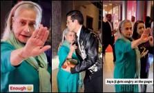 Jaya Bachchan gets angry at paps; Karan Johar hugs, kisses her, teases paparazzi, says, 