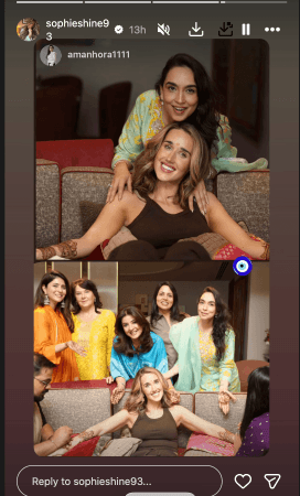 Shikhar Dhawan wedding: Sophie flaunts mehendi in tank top, glitters in golden lehenga, hugs Shikhar during sangeet ceremony Shikhar Dhawan wedding: Sophie flaunts mehendi in tank top, glitters in golden lehenga, hugs Shikhar during sangeet ceremony