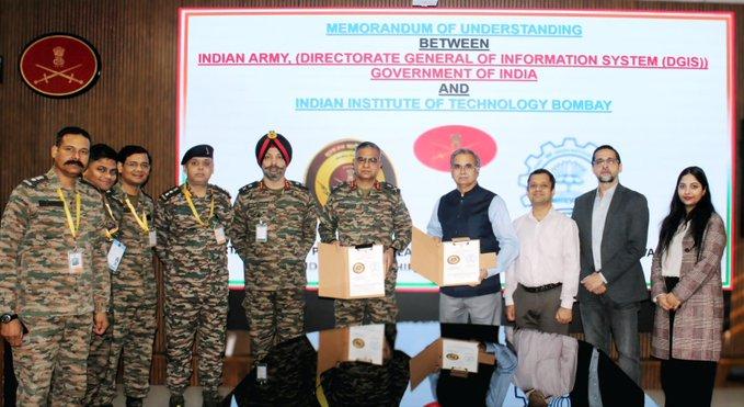 Indian Army, IIT Bombay formalise MoU for research, software