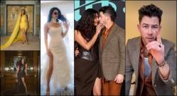 Priyanka Chopra slays in sexy thigh-high glam couture, kisses Nick Jonas as green forest jiju wears her mangalsutra as bracelet at The Bluff premiere