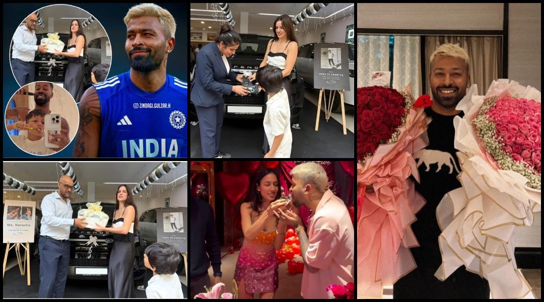 Hardik Pandya gifts Rs 4 crore Land Rover to son Agastya; ex-wife Natasa present, days after celebrating GF Maheika's 25th birthday; fans say father's presence matters more than material gifts