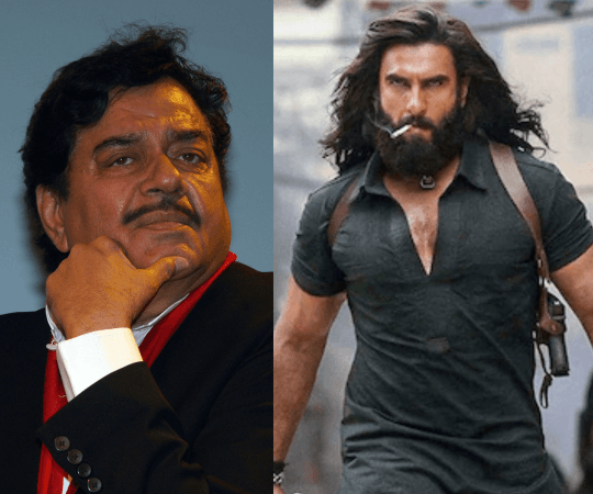 Shatrughan Sinha reviewed Ranveer Singh's 'Dhurandhar.' Shatrughan Sinha- Ranveer Singh