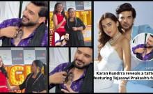 'Not real tattoo': Karan Kundrra clarifies that tattoo of girlfriend Tejasswi Prakash's face on his chest is temporary