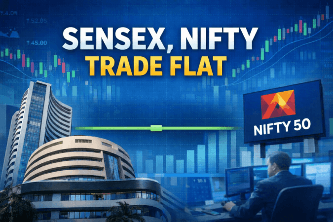 Sensex, Nifty trade flat with positive bias; IT index gains 1 pc
