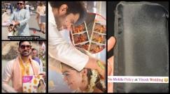 Rashmika Mandanna–Vijay Deverakonda are married: Actors' team distributes sweets to media; paps show mobiles sealed at venue