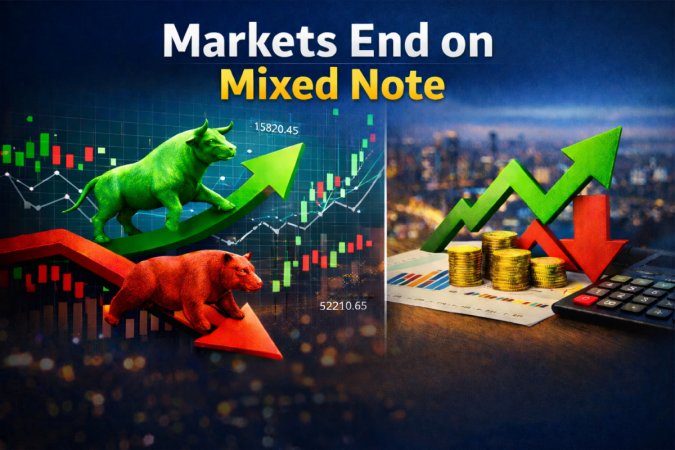 Markets end on mixed note; healthcare and PSU banks outperform Markets end on mixed note; healthcare and PSU banks outperform