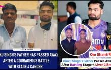 Rinku Singh's father dies of liver cancer, cricketer flies home from Chennai; IPL chairman Arun Dhumal expresses condolences