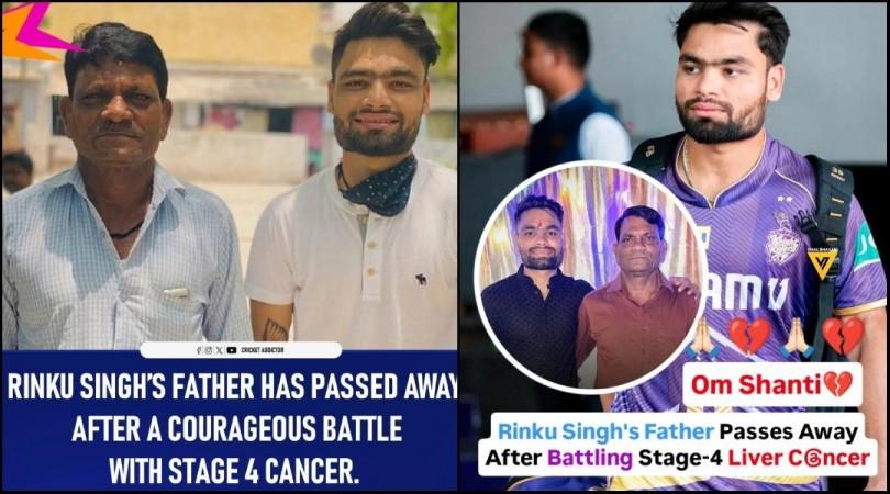 Rinku Singh's father dies of liver cancer, cricketer flies home from Chennai; IPL chairman Arun Dhumal expresses condolences Rinku Singh's father dies of liver cancer, cricketer flies home from Chennai; IPL chairman Arun Dhumal expresses condolences