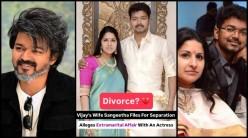 Actor Vijay's wife Sangeetha files for divorce after 27 years of marriage; accuses him of having an extramarital affair