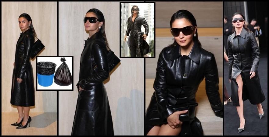 'Looks like Krrish costume to garbage bag': Alia Bhatt channels vicious Gothic at Gucci front row in all-black leather; fans unimpressed 'Looks like Krrish costume to garbage bag': Alia Bhatt channels vicious Gothic at Gucci front row in all-black leather; fans unimpressed