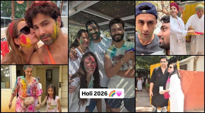 Katrina Kaif–Vicky Kaushal, Ranbir Kapoor, Soha Ali Khan, Javed Akhtar- Shabana Azmi: B- Town dances, drinks, celebrates Holi with joy Katrina Kaif–Vicky Kaushal, Ranbir Kapoor, Soha Ali Khan, Javed Akhtar- Shabana Azmi: B- Town dances, drinks, celebrates Holi with joy