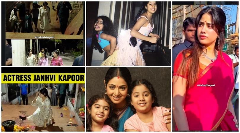 Happy Birthday Janhvi Kapoor: Actor climbs 3,550 steps barefoot to Tirumala Venkateswara Temple, stuns in pink saree
