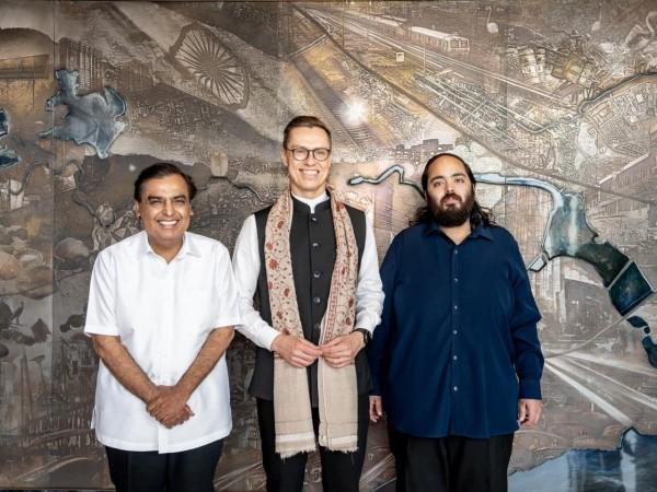 Mukesh Ambani hosts Finland President; meeting reflects meaningful conversation, strengthening of ties Mukesh Ambani hosts Finland President; meeting reflects meaningful conversation, strengthening of ties