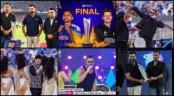 India vs NZ final: MS Dhoni–Rohit Sharma lift WC trophy together, bring it to ground; Ricky Martin, Sukhbir, Falguni Pathak enthral crowd with performances