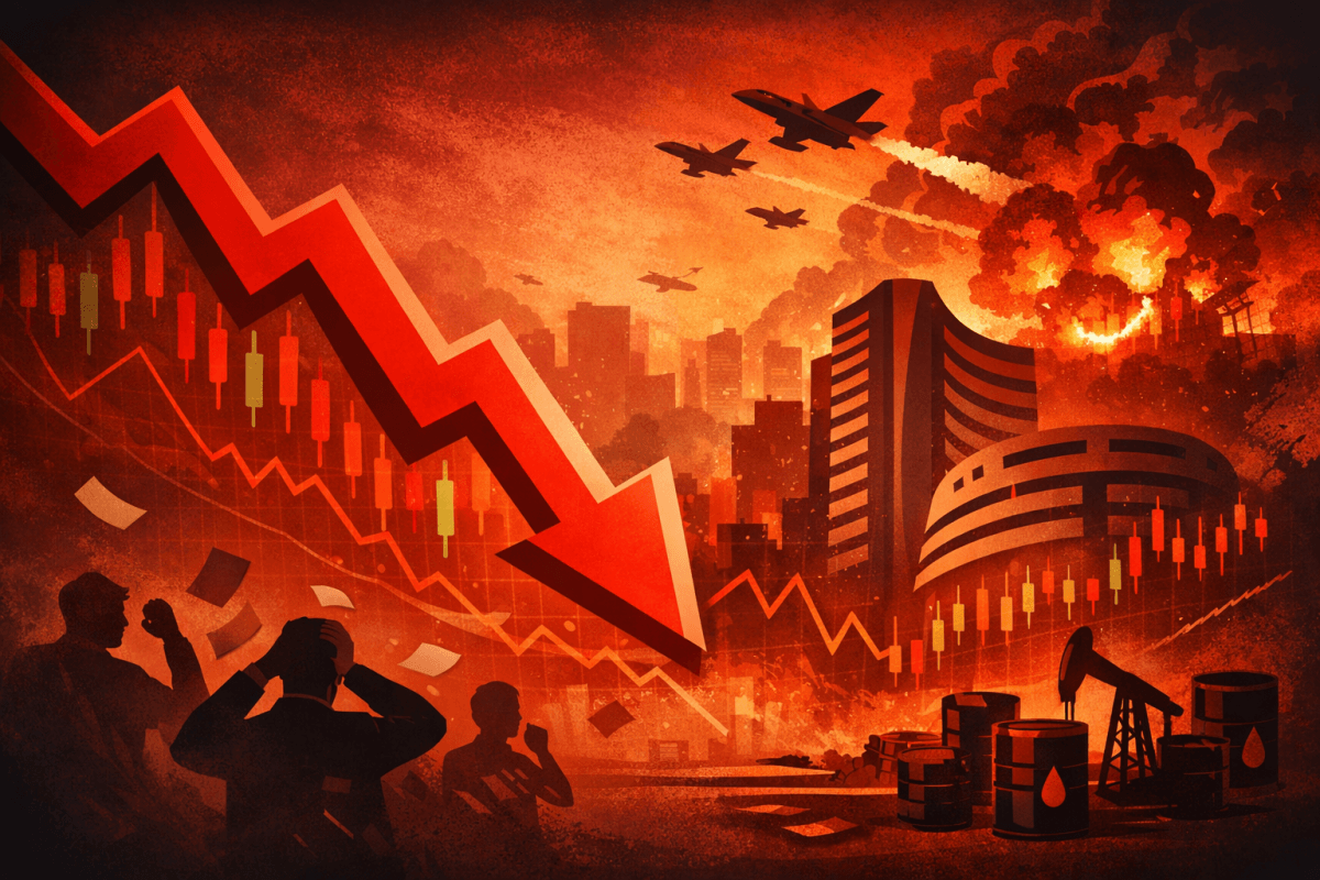 Sensex, Nifty fall nearly 2 pc amid US-Iran war