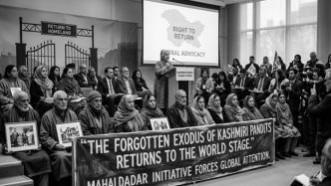 Kashmiri Pandits exodus highlighted in 61st session of UN human rights council in Geneva Kashmiri Pandits exodus highlighted in 61st session of UN human rights council in Geneva