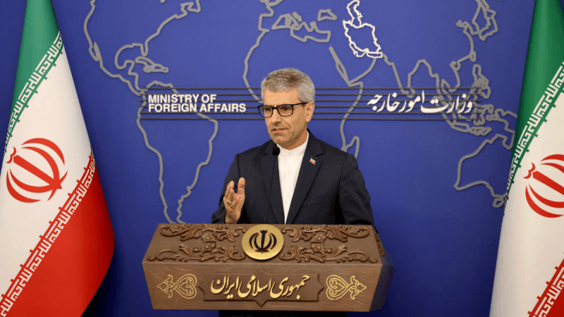 Iranian Foreign Ministry spokesman Esmaeil Baghaei