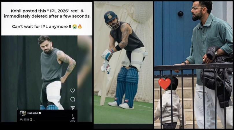 Virat Kohli posts 'IPL 2026 ⏳' training reel for Royal Challengers Bengaluru, deletes it later; fans ask if Akaay removed it