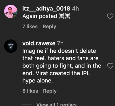 Deleted it yesterday just to drop it on the day Royal Challengers Bangalore signed him for IPL. Good one Kohli saab