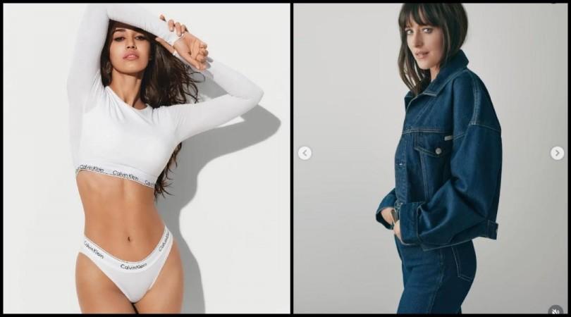 50 shades of hot! Dakota Johnson goes bold, turns heads in new Calvin Klein ad; desi fans compare her to Disha Patani