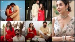 Kritika Kamra stuns in red saree at intimate Mumbai wedding with Gaurav Kapur; Malaika Arora, other celebs attend