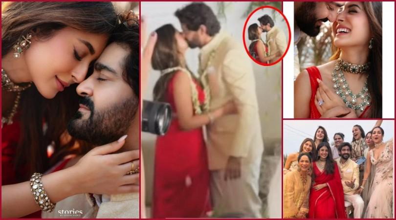 Kritika Kamra-Gaurav Kapur lock lips, get cosy on terrace after wedding; Farhan Akhtar, Yuvraj Singh, Virender Sehwag dance as bride & groom's entry
