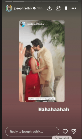 Kritika Kamra-Gaurav Kapur lock lips, get cosy on terrace after wedding; Farhan Akhtar, Yuvraj Singh, Virender Sehwag dance as bride & groom's entry