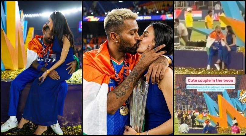 Insult to national flag: Hardik Pandya drapes Indian flag on shoulder, locks lips with Mahieka Sharma after World Cup win; FIR filed against him