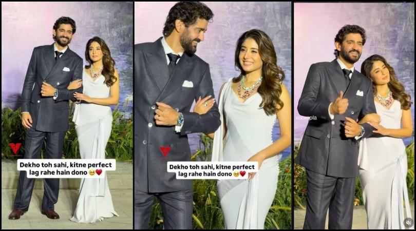 'So dull, why no sindoor?': Kritika Kamra in ivory gown, Gaurav Kapur in black formals; fans unhappy with newlyweds' wedding reception look
