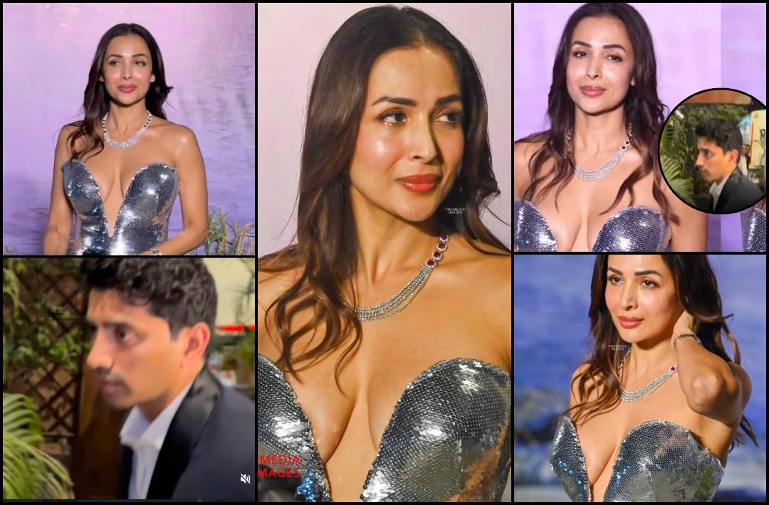 Malaika Arora goes bold in daring neckline, attends Kritika Kamra–Gaurav Kapur bash with rumoured boyfriend Harsh Mehta; fans call her vulgar