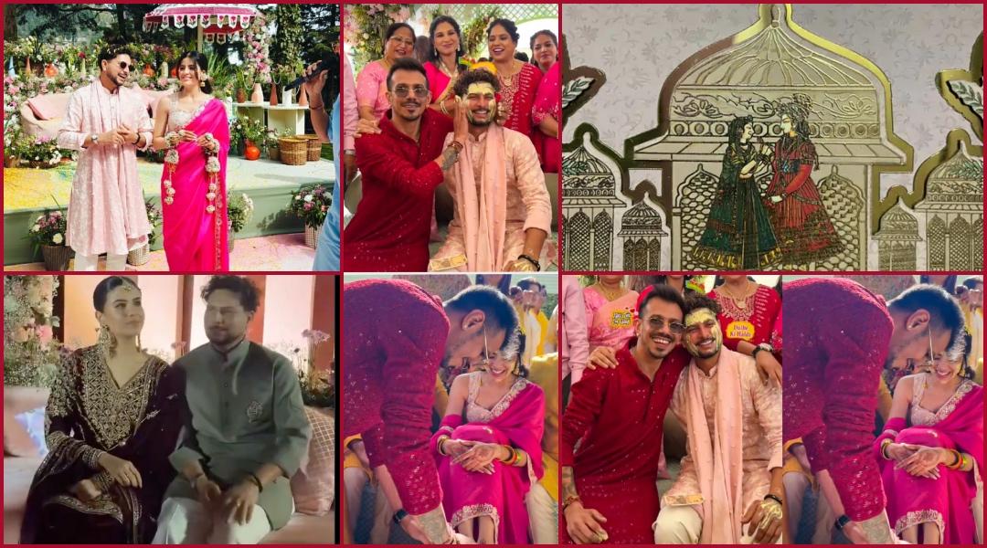 Inside Kuldeep Yadav's wedding: Mehendi–haldi in Mussoorie; Rinku Singh, Yuzvendra Chahal dance as wedding card goes viral