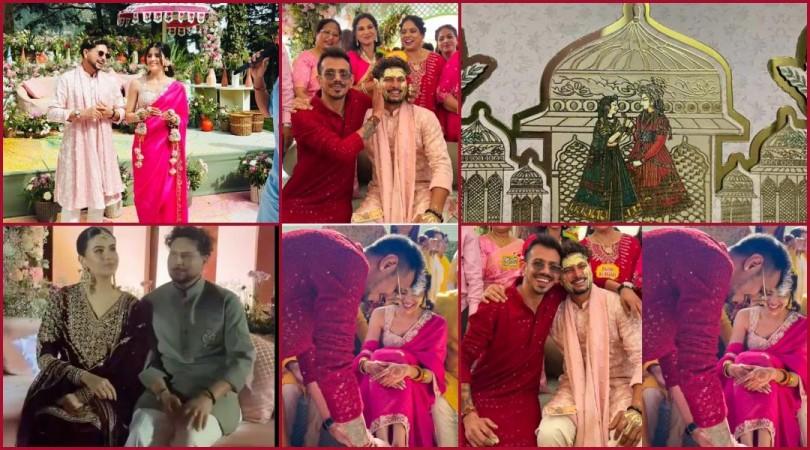 Inside Kuldeep Yadav's wedding: Mehendi–haldi in Mussoorie; Rinku Singh, Yuzvendra Chahal dance as wedding card goes viral
